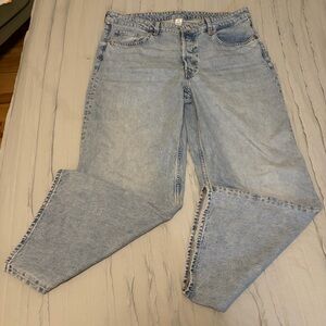&Denim Baggy Wide Leg Jeans | Size 16